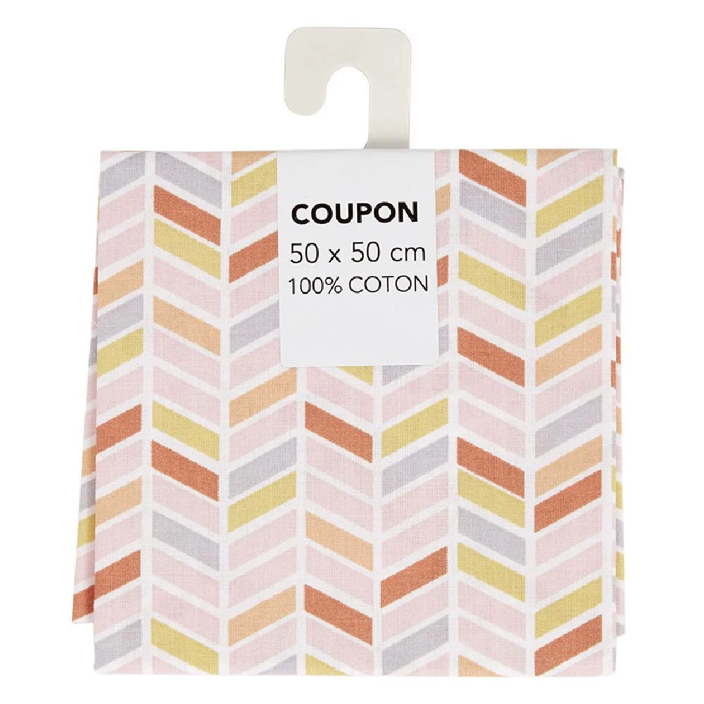 Coupon tissu 100% coton 50x50cm
