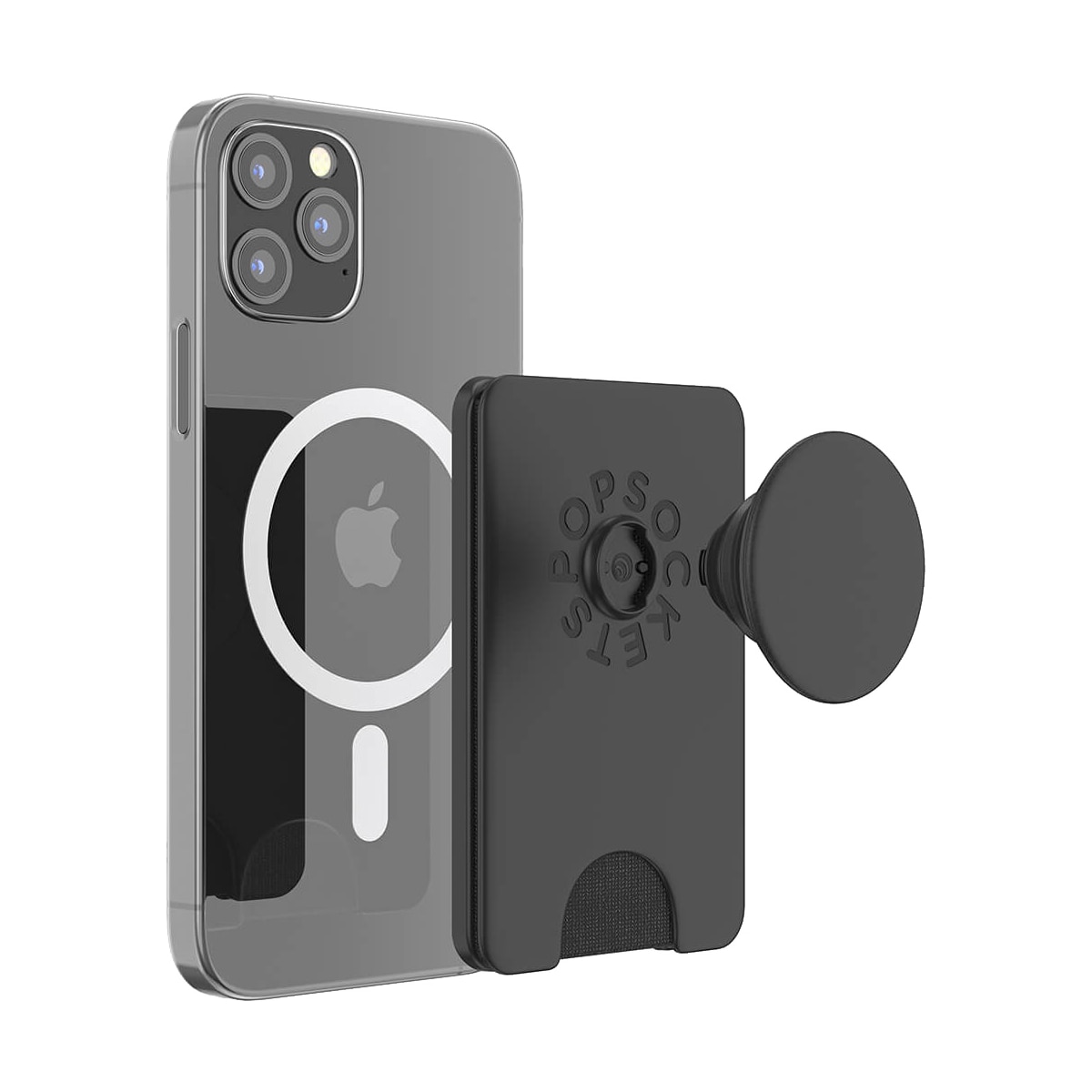 Popsockets PopWallet+ for MagSafe Svart