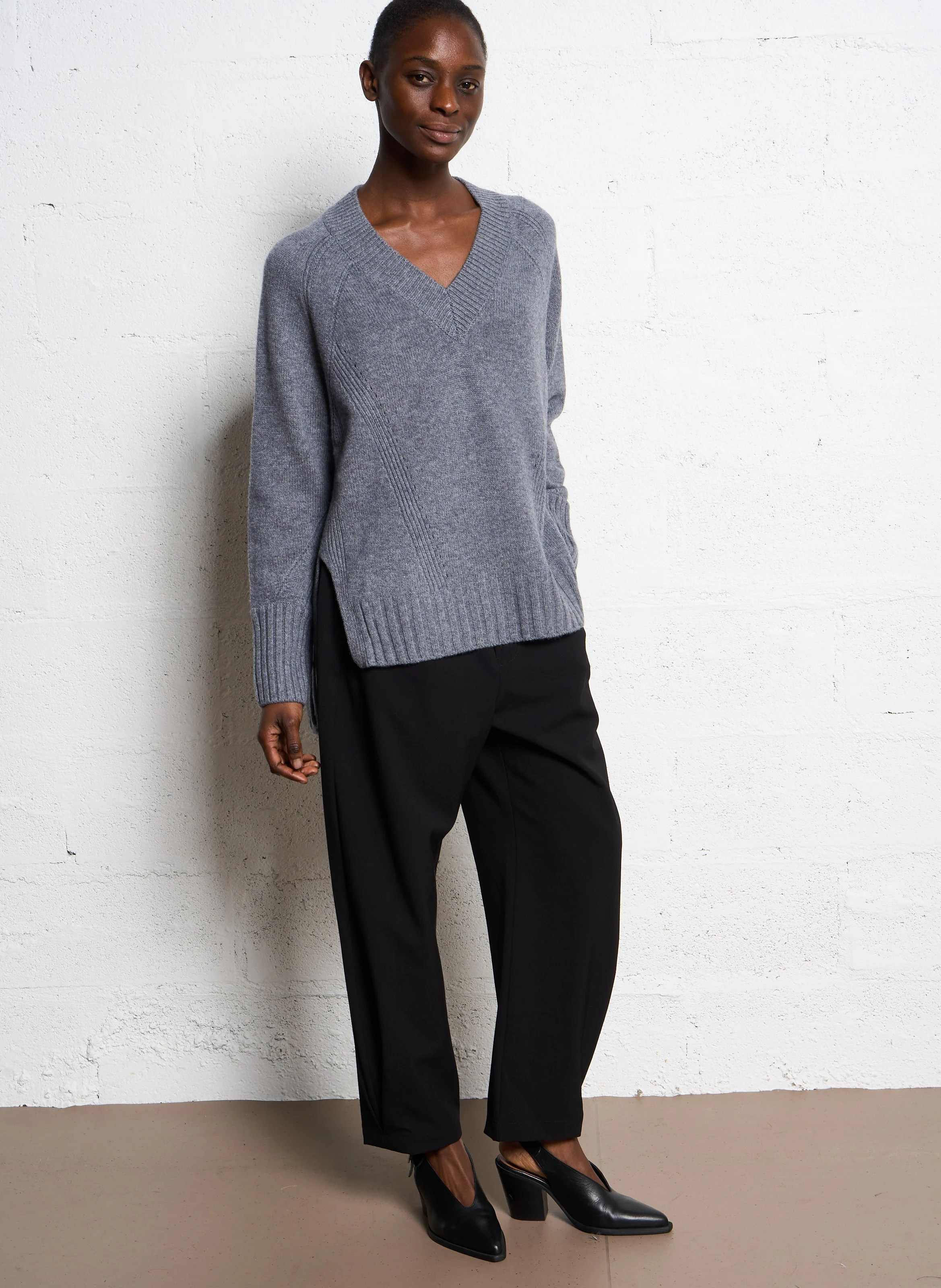 POLKA - Pantalon ballon droit| Noir