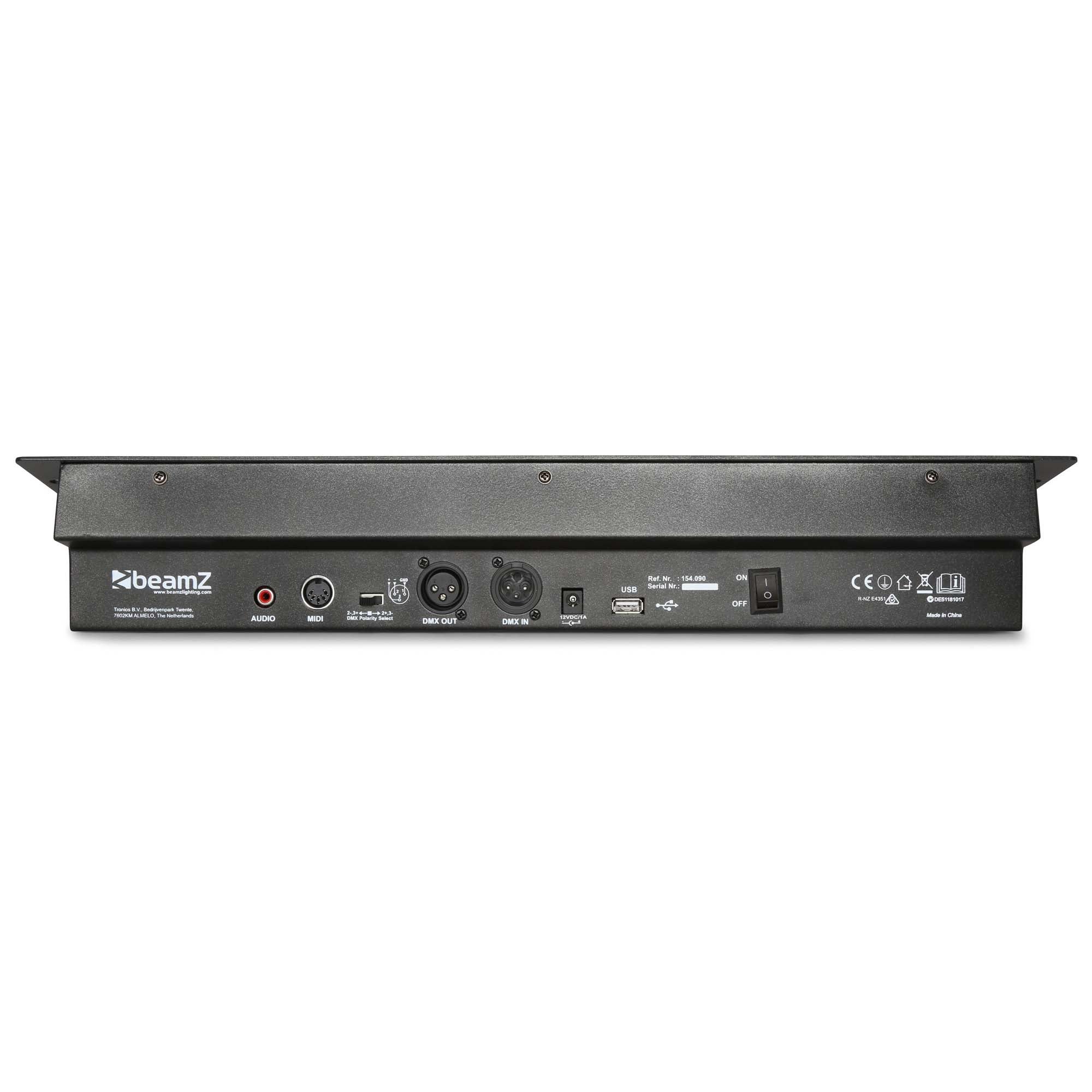 BeamZ DMX-240 192-kanaals DMX controller met MIDI