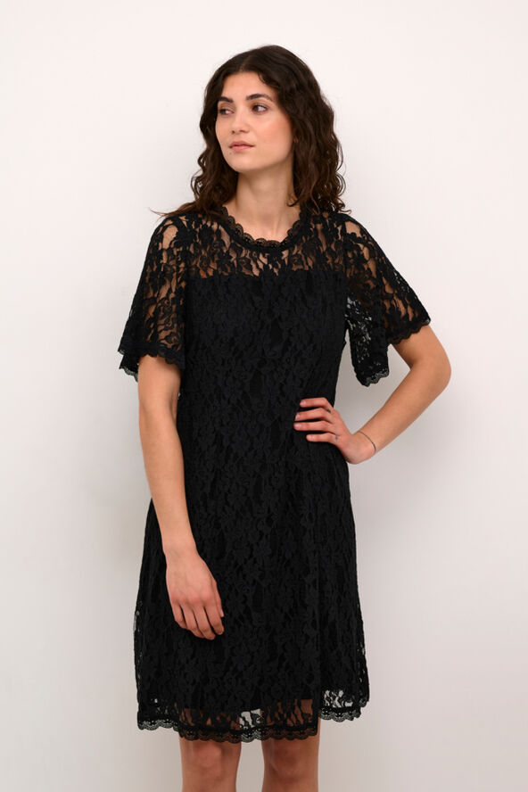 Cream CRKit Lace Dress Pitch black