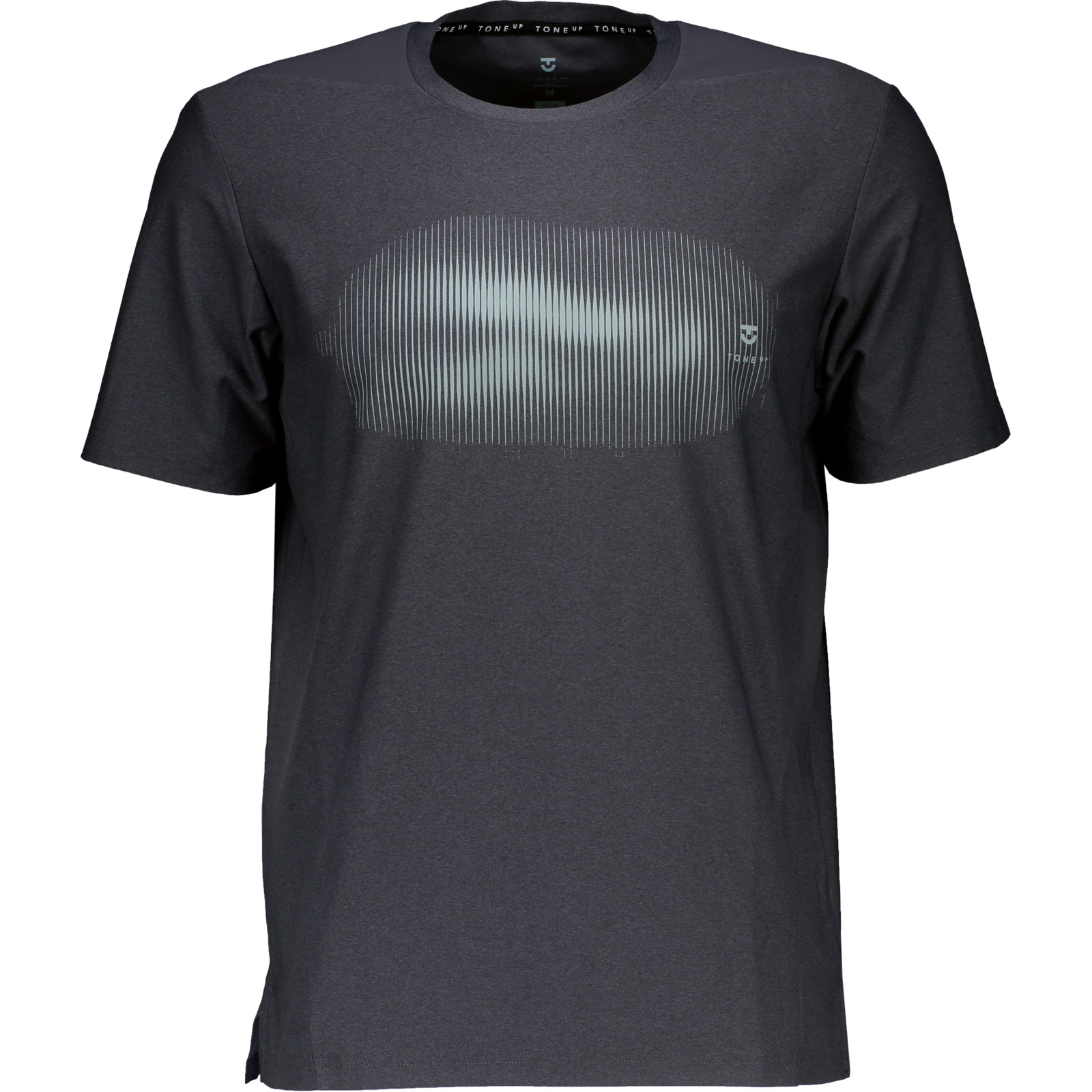 Tone Up Herren-T-Shirt Act Push XL, graphit