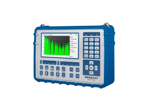 Megasat HD-5 Combo, 950 - 2150 Mhz, Digital, 1 stk, Blå, 12, 7.4 V, 215 mm