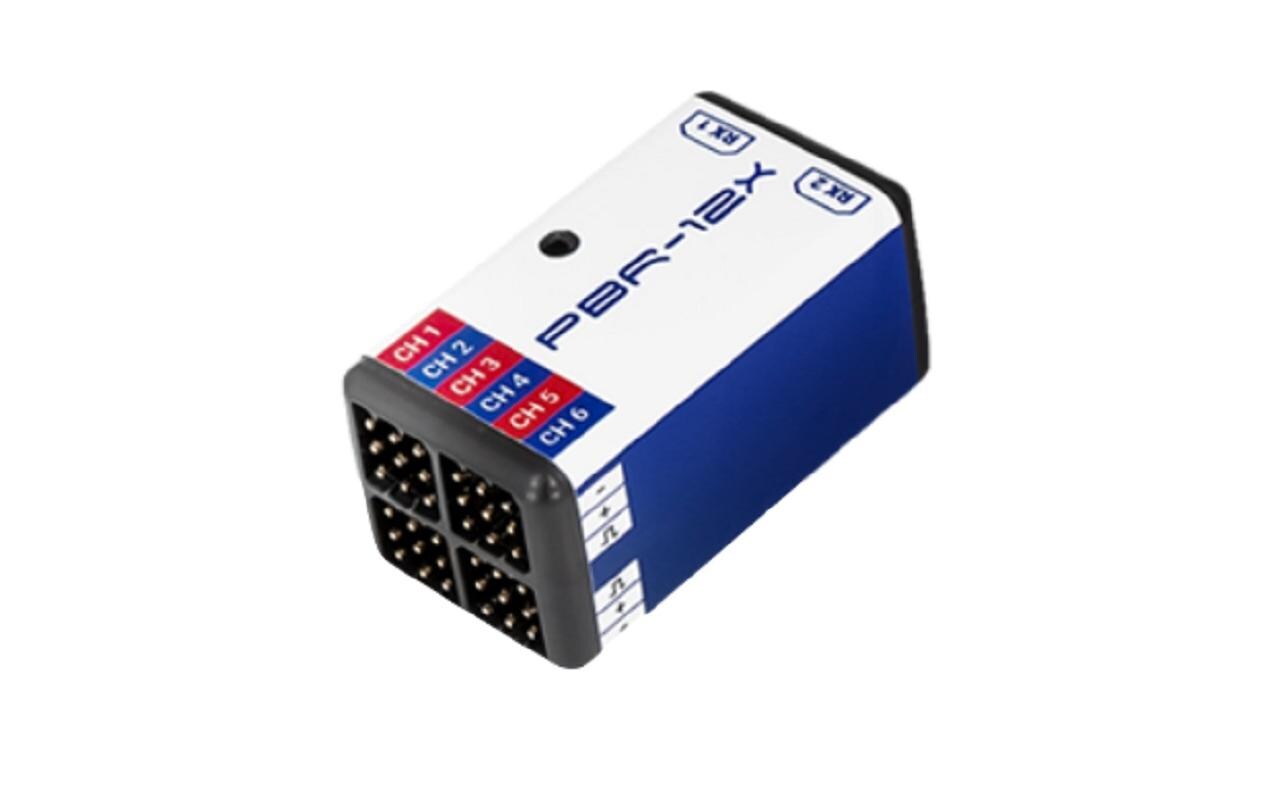 Expander PBR-12X 12 Kanal<br>Extrem kompakte Servo-Verteilung mit elektronischem Schalter und Hochstromversorgung
