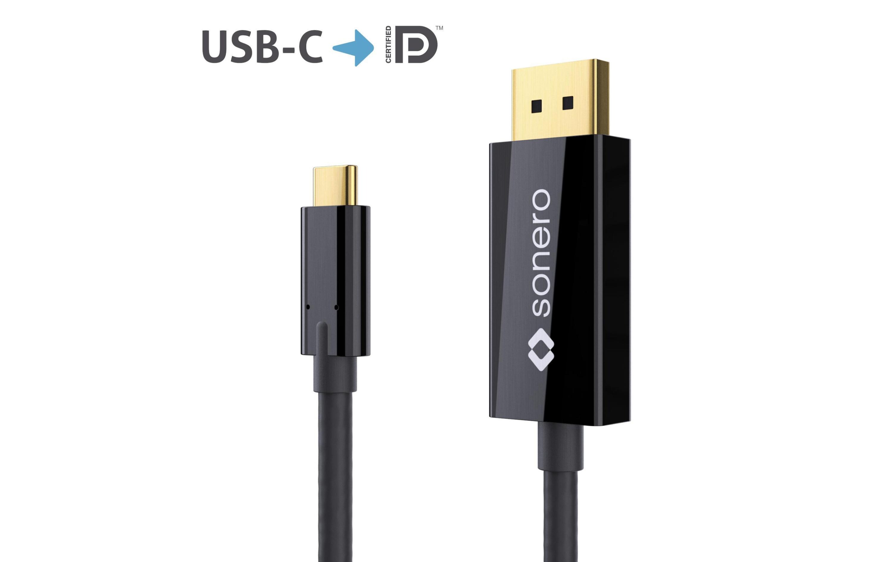 Kabel USB Type-C - DisplayPort, 1.5 mAnschlusskabel