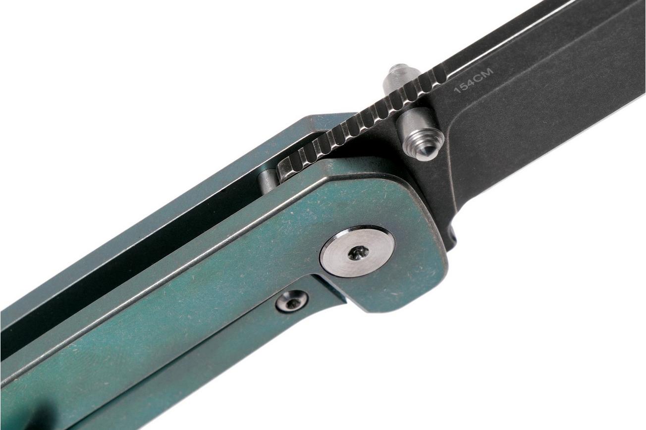 QSP Knife Penguin QS130-Y Titanium, 154CM Blackwashed zakmes