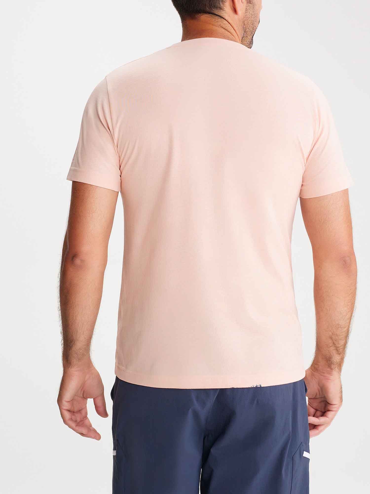 Tee Shirt Homme Manches Courtes Rose
