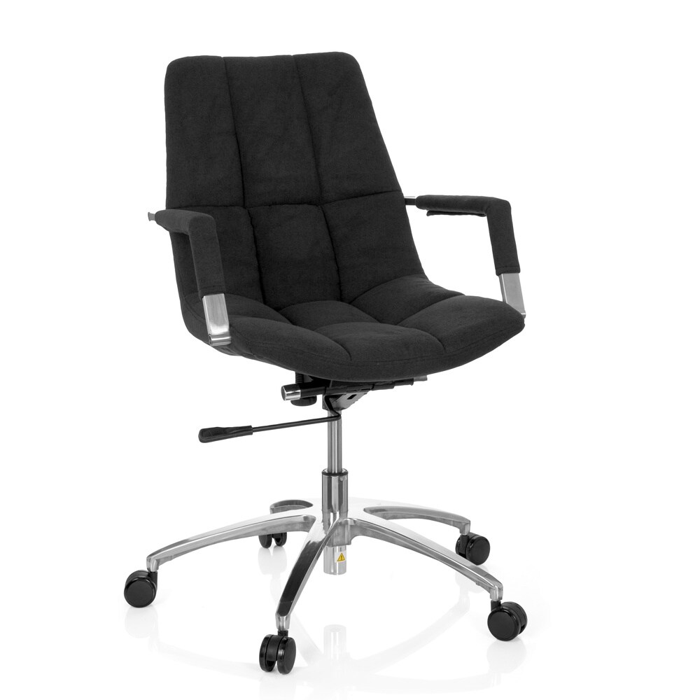 Home Office Bürostuhl SARANTO Stoff mit Armlehnen hjh OFFICE