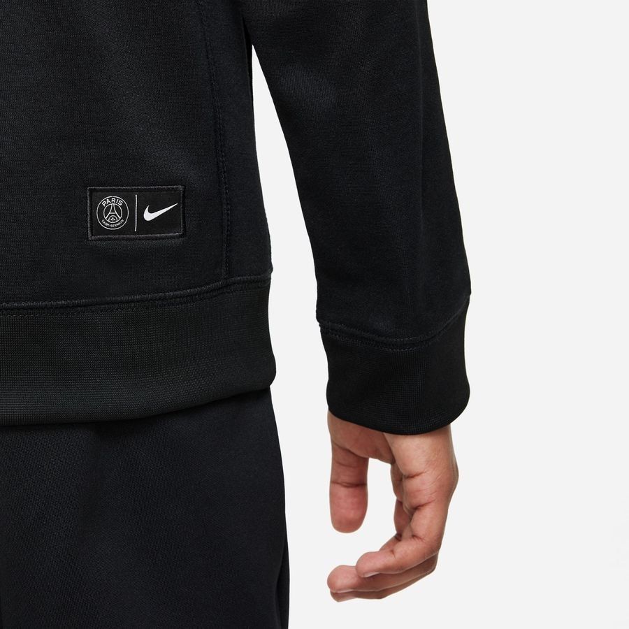 Paris Saint-Germain Sweat à Capuche Dri-FIT Travel - Noir/Bleu Marine Enfant