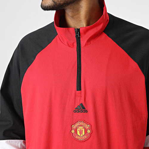 Veste Col Zippée Manchester United Icon HT2000 Rouge