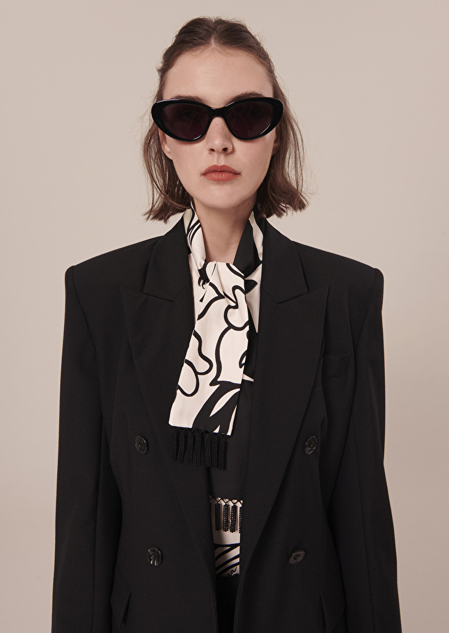 Veste Violanoire en laine froide
