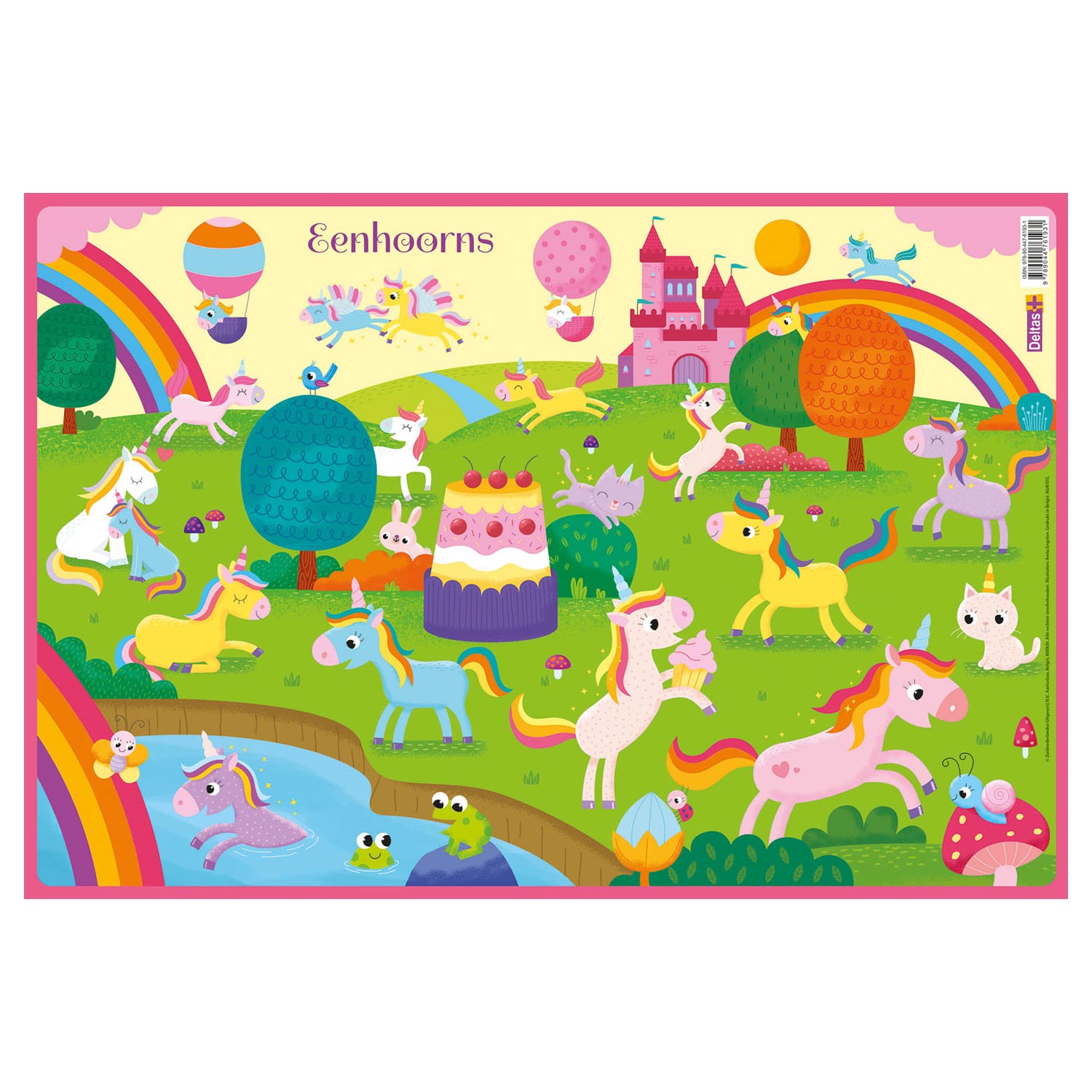Educatieve onderleggers Preschool - Eenhoorns