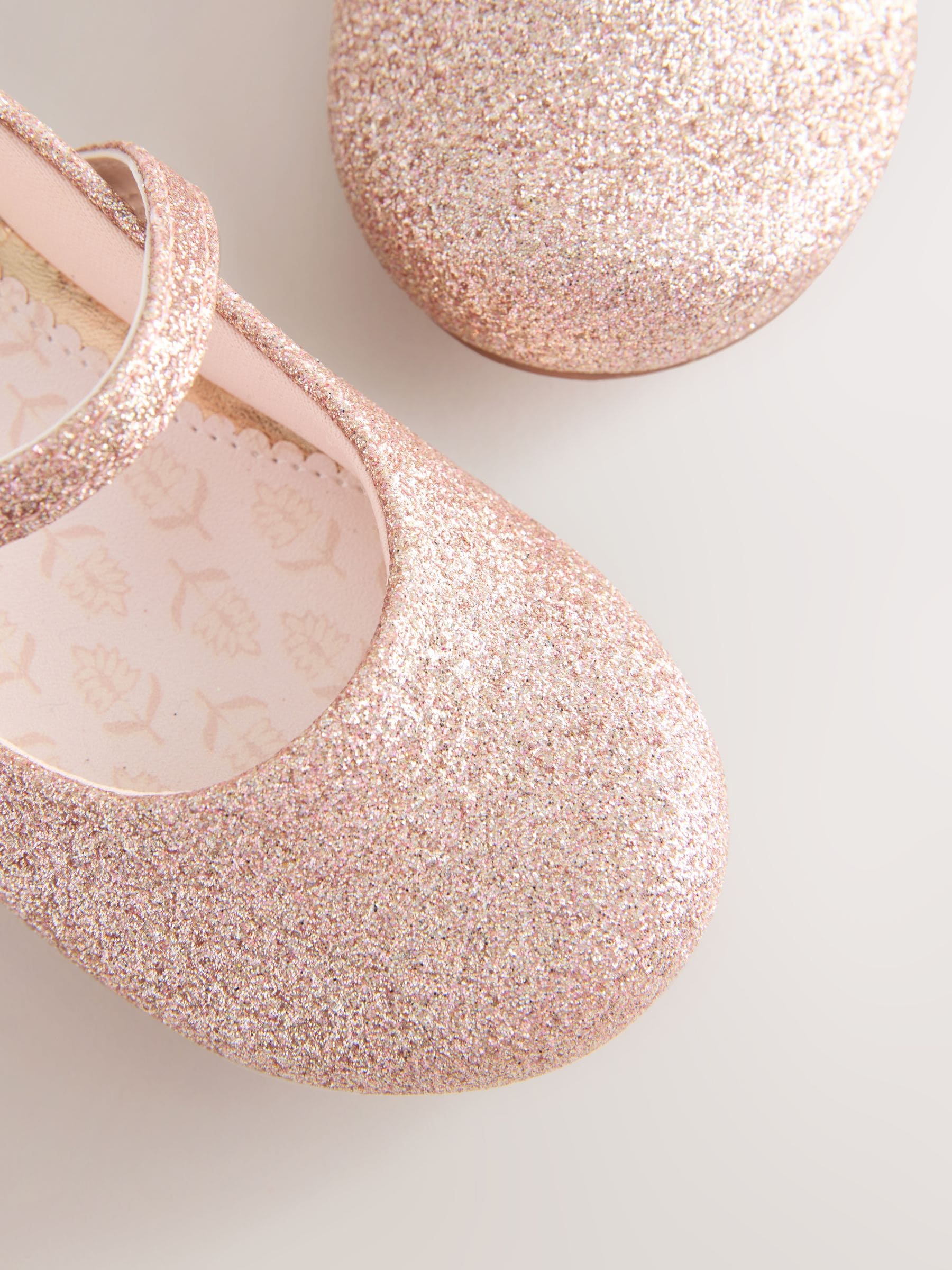 Roze glitter - Mary Jane gelegenheidsschoenen voor bloemenmeisjes