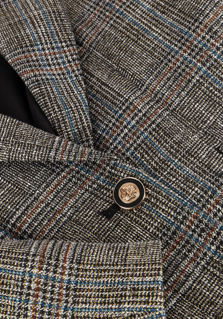 zwarte aaiko blazer ines tweed pes 540