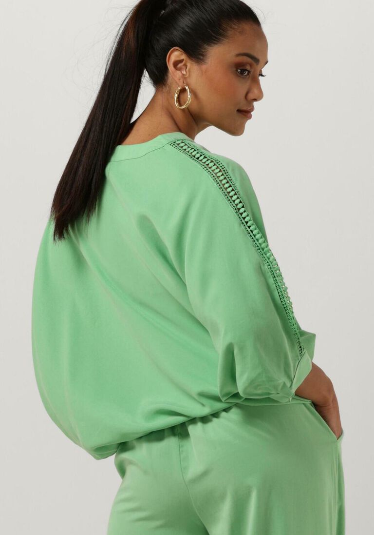 SUMMUM mint summum blouse top bat sleeves tencel