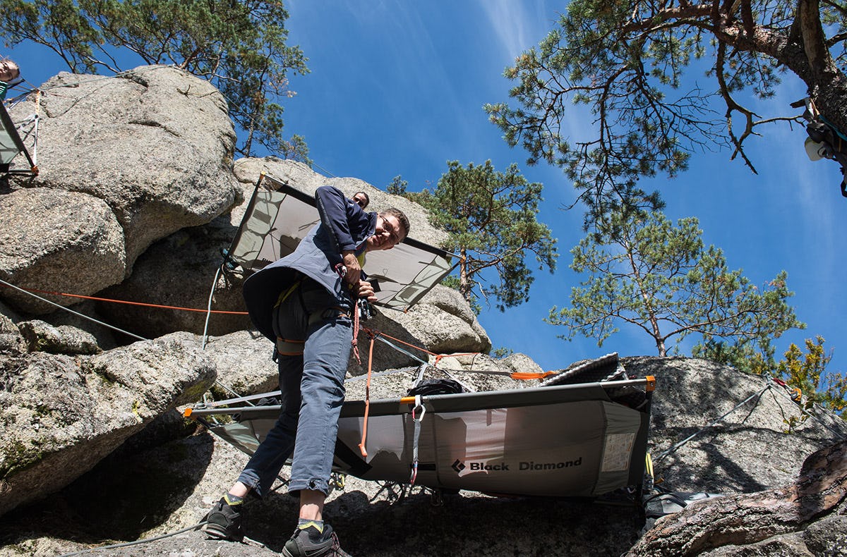 Portaledge Übernachtung Schönau