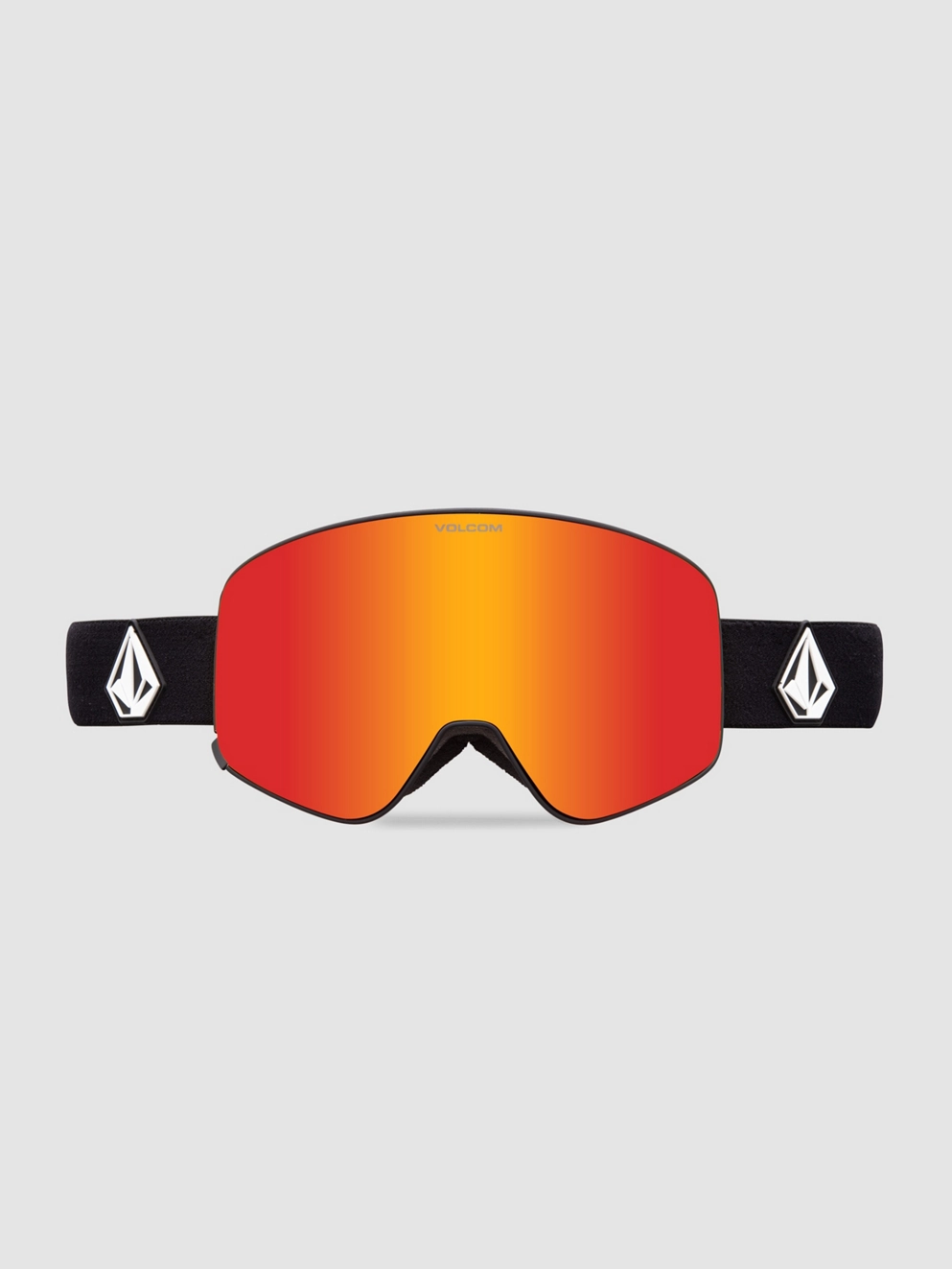 Volcom Odyssey Matte Black+Bonus Lens Goggle red chrome