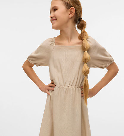 Vero Moda Girl Kleid - VmMymilo - Silberstreifen