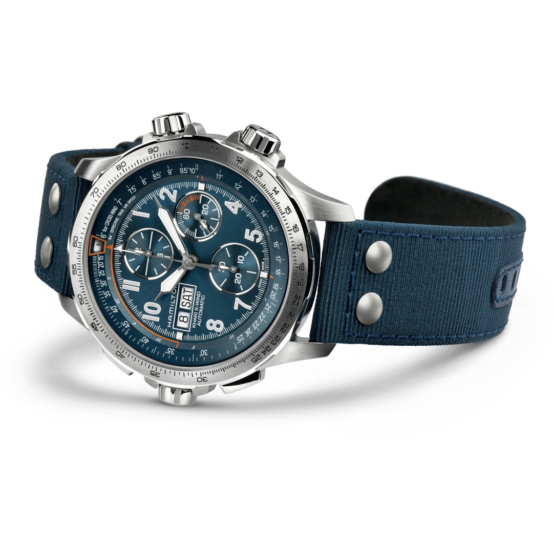 Hamilton Khaki X-Wind Auto Chrono Blue