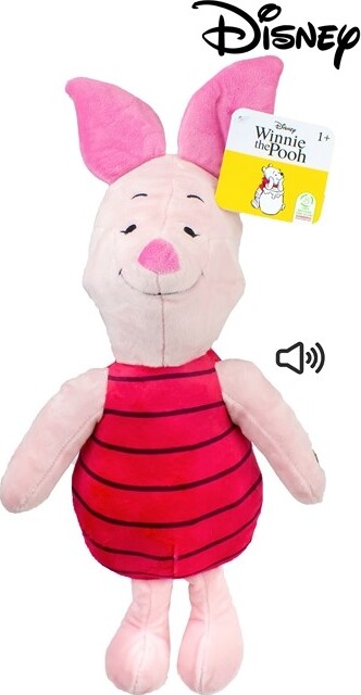 Grisling Bamse Med Lyd - Disney Peter Plys - 28 CM