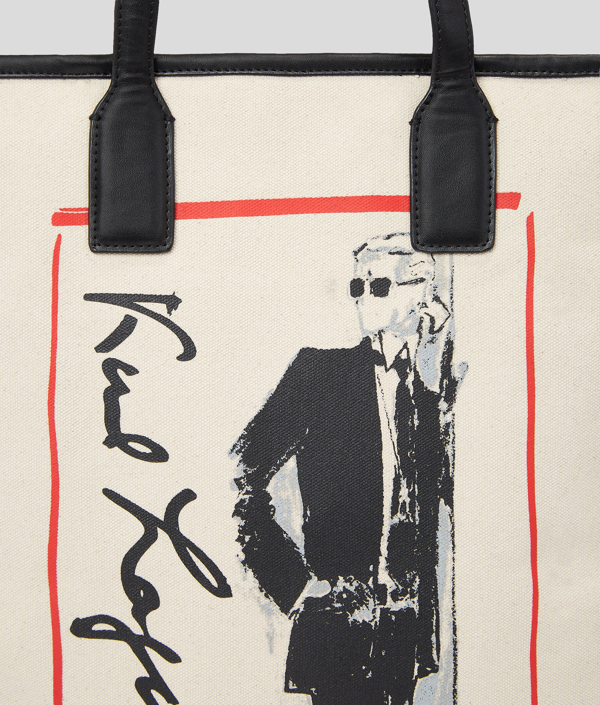 SAC SHOPPER EN TOILE KARL ARCHIVE