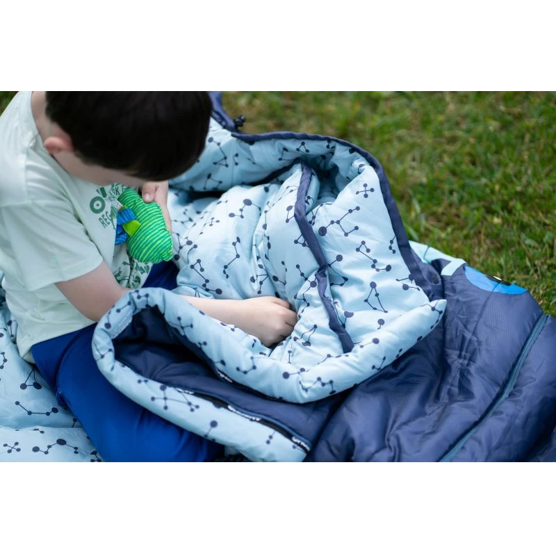 Husky Magic kinder mummyslaapzak - Blue Purple