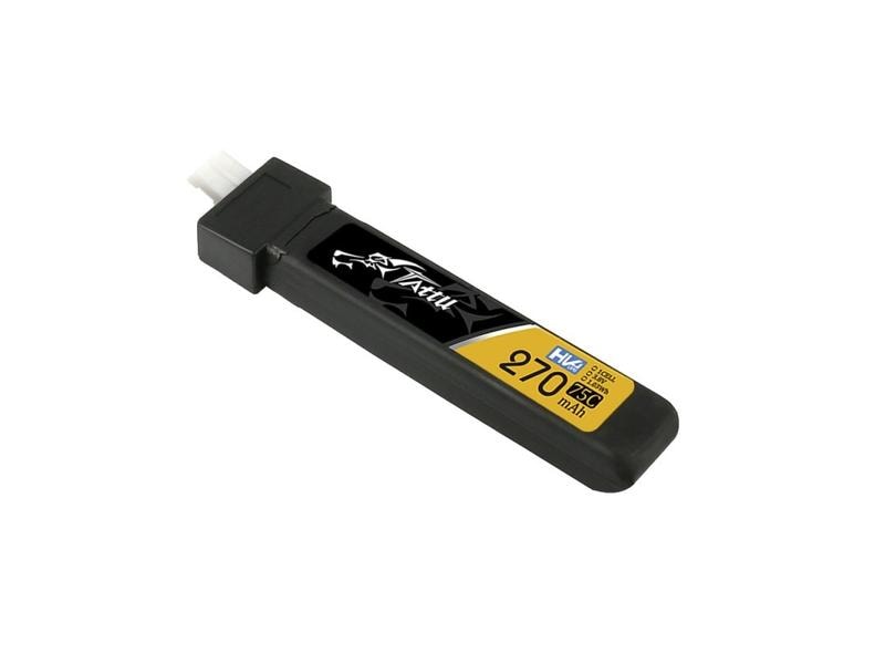 Tattu RC-Akku LiHV 270 mAh 3.8 V 75C 5 Stück Softcase 1S LiHV-Akku für RC Flugmodelle