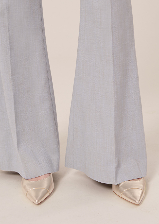 Pantalon Peninableu en tissu flammé
