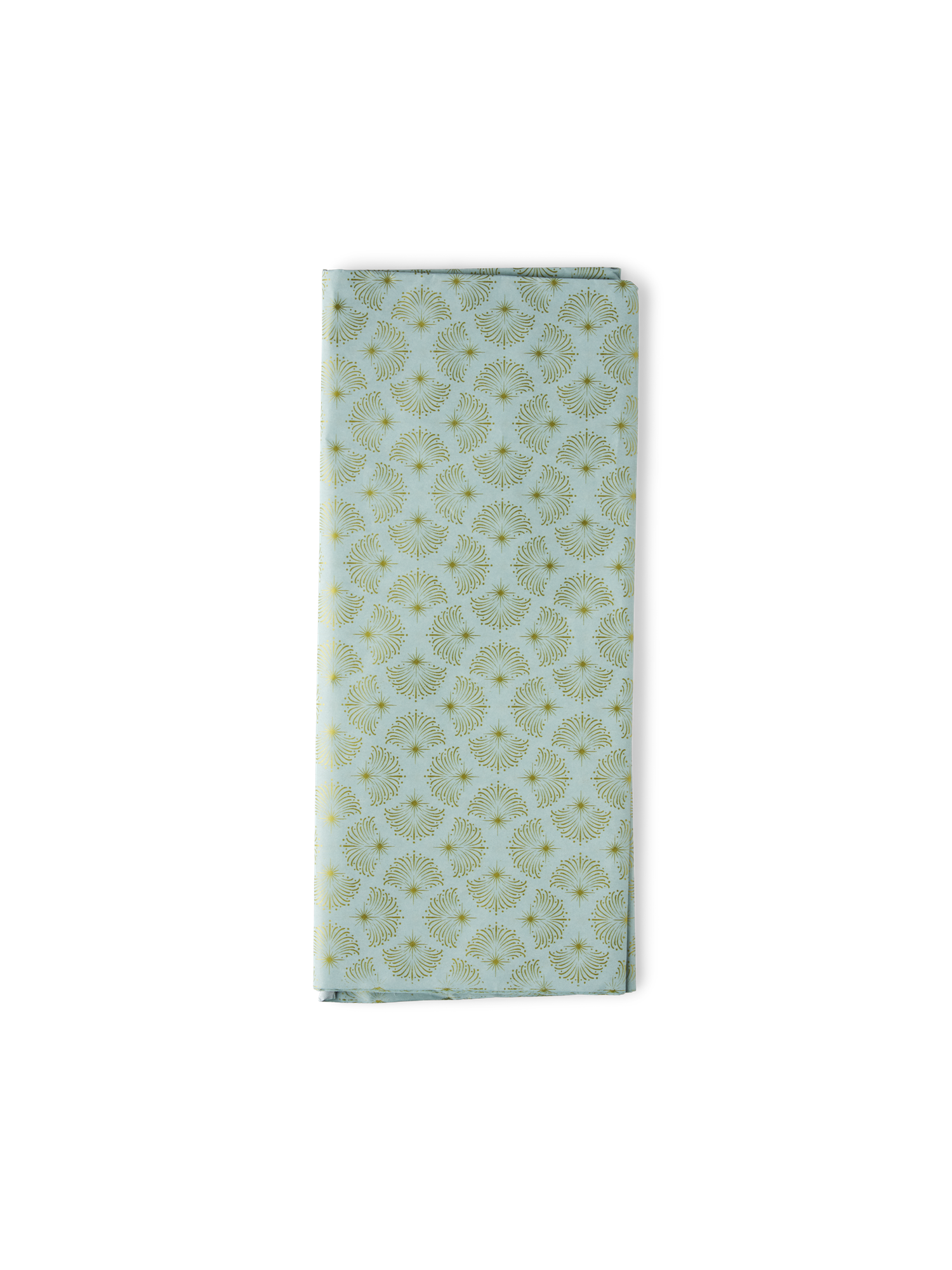 Silkepapir 4-pak | Papir. 4 ark.  | Dusty Green, Gold