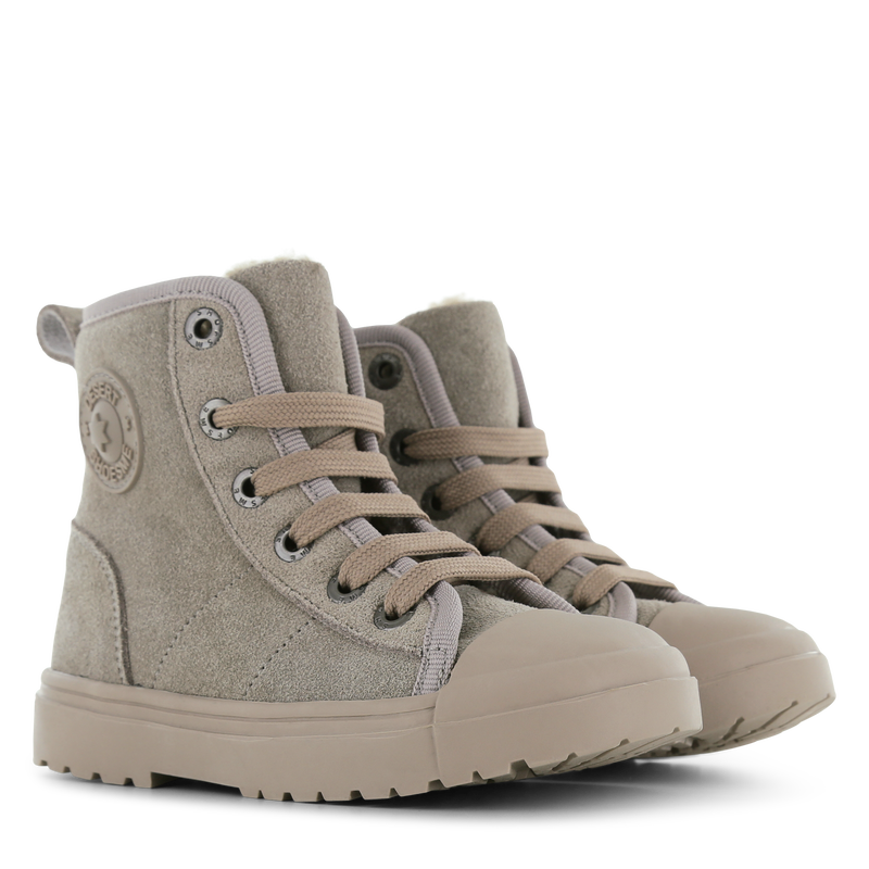 Shoesme taupefarbener Schnürschuhe mit Warmfutter