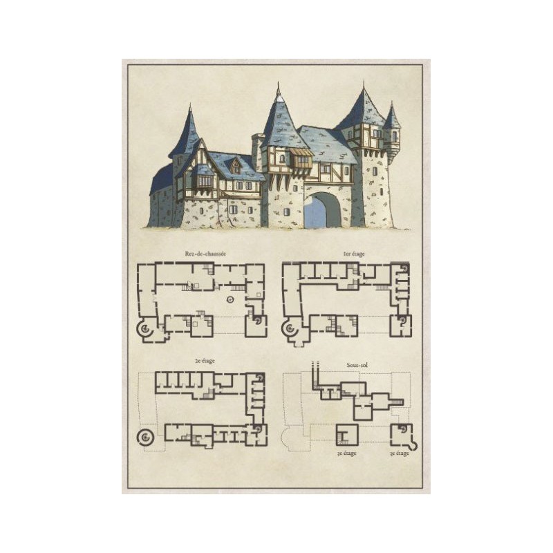 Lieux d'aventures : Cartes et Plans