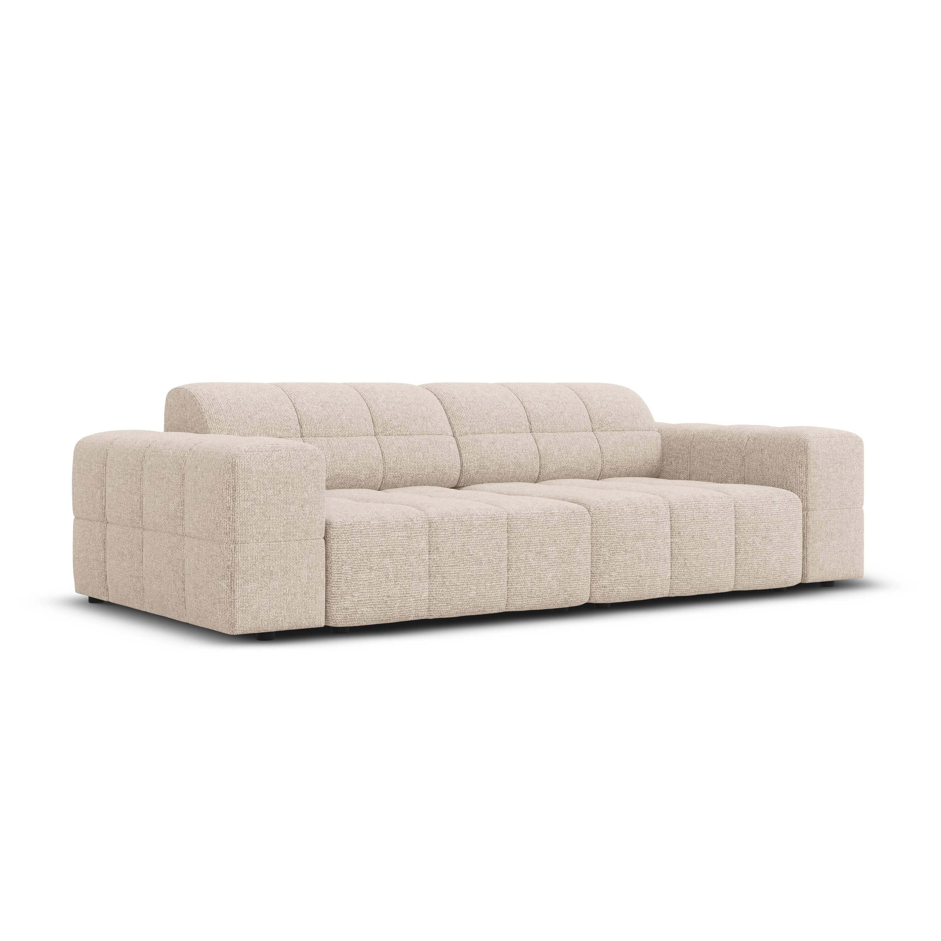 Cosmopolitan Design Chicago 3-zitsbank - Chenille - Lichtbeige