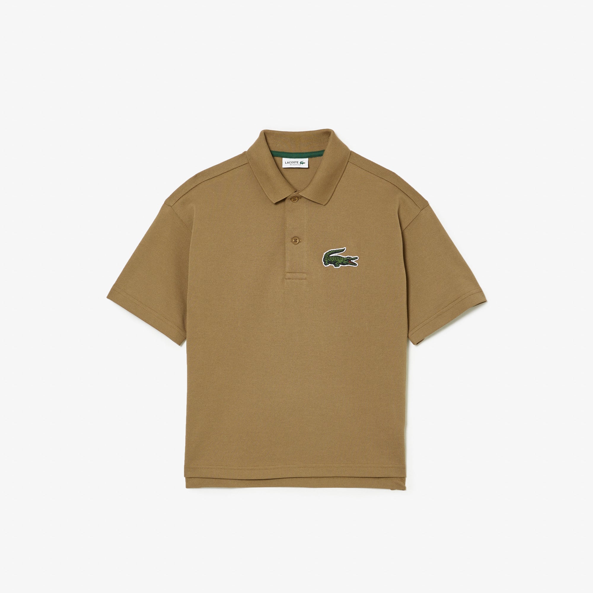 Polo en petit piqué de coton Polos - Marron - Lacoste - Enfant