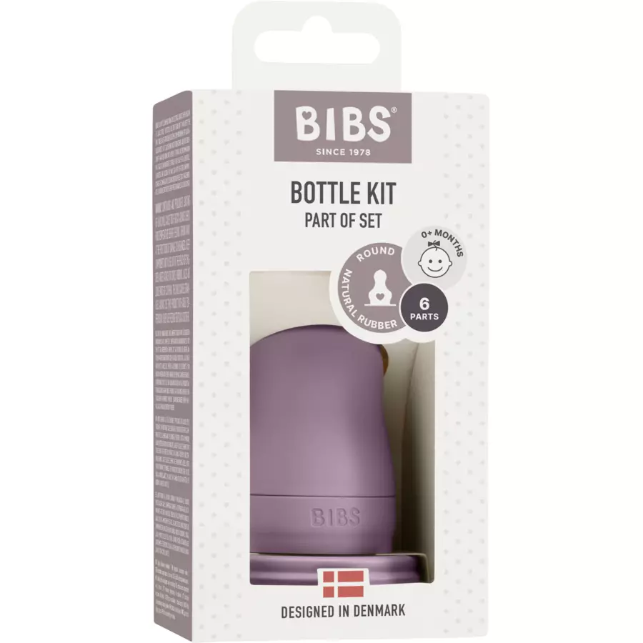 BIBS® Flaschenset langsamer Durchfluss, Mauve
