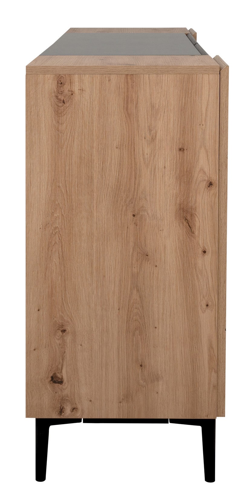 Sideboard NOLA 180 x 90 cm Artisan Oak-Dekor/schwarz