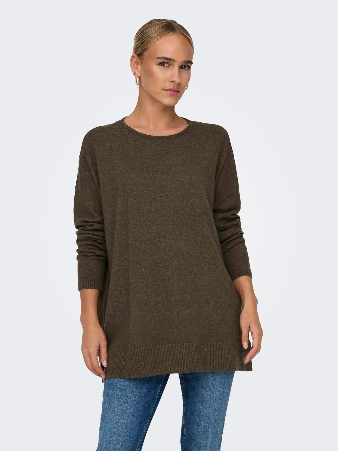 ONLIBI Strickpullover Chestnut