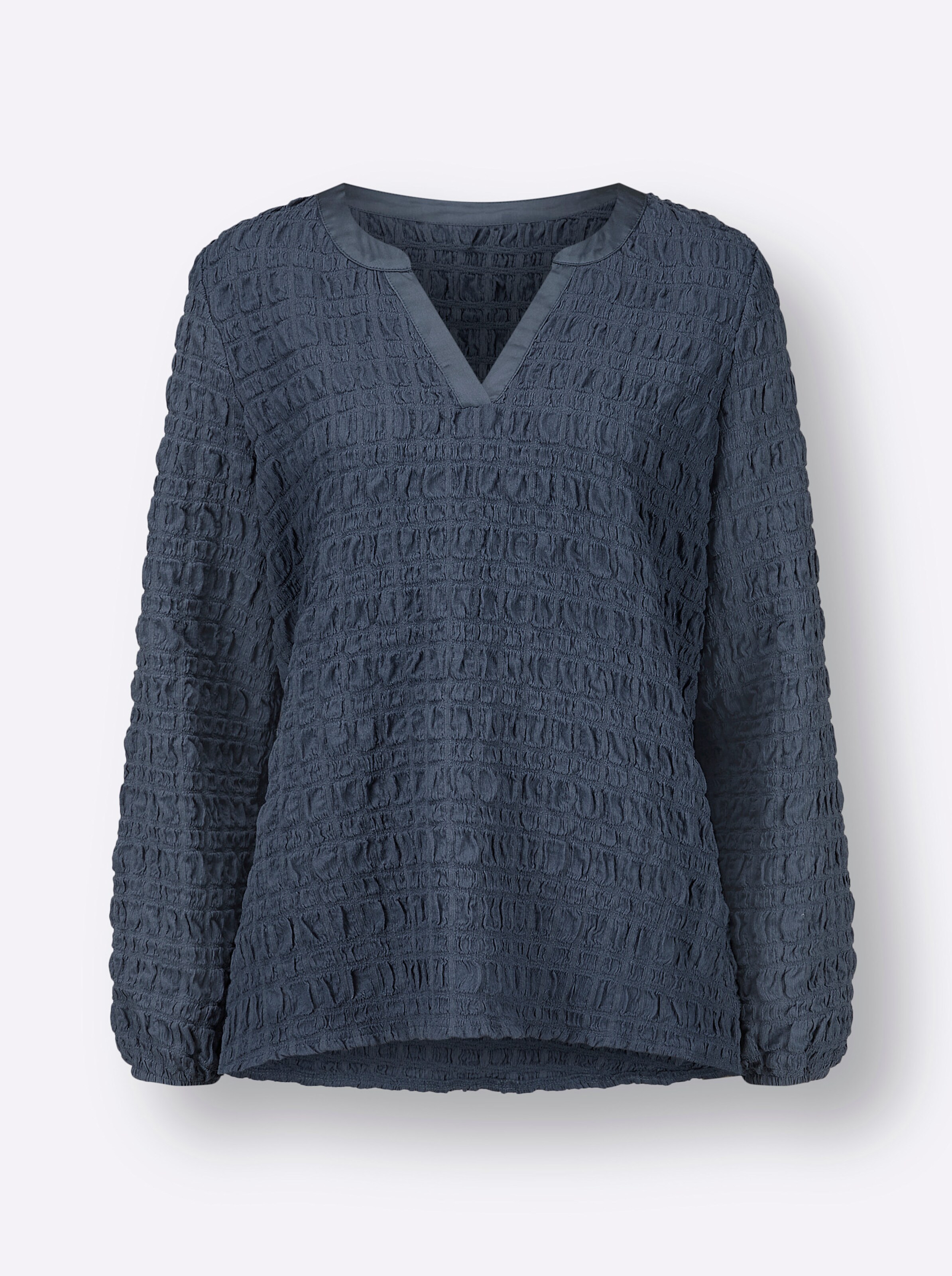 Bluse in rauchblau