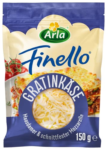 Arla Finello Gratinkäse, gerieben