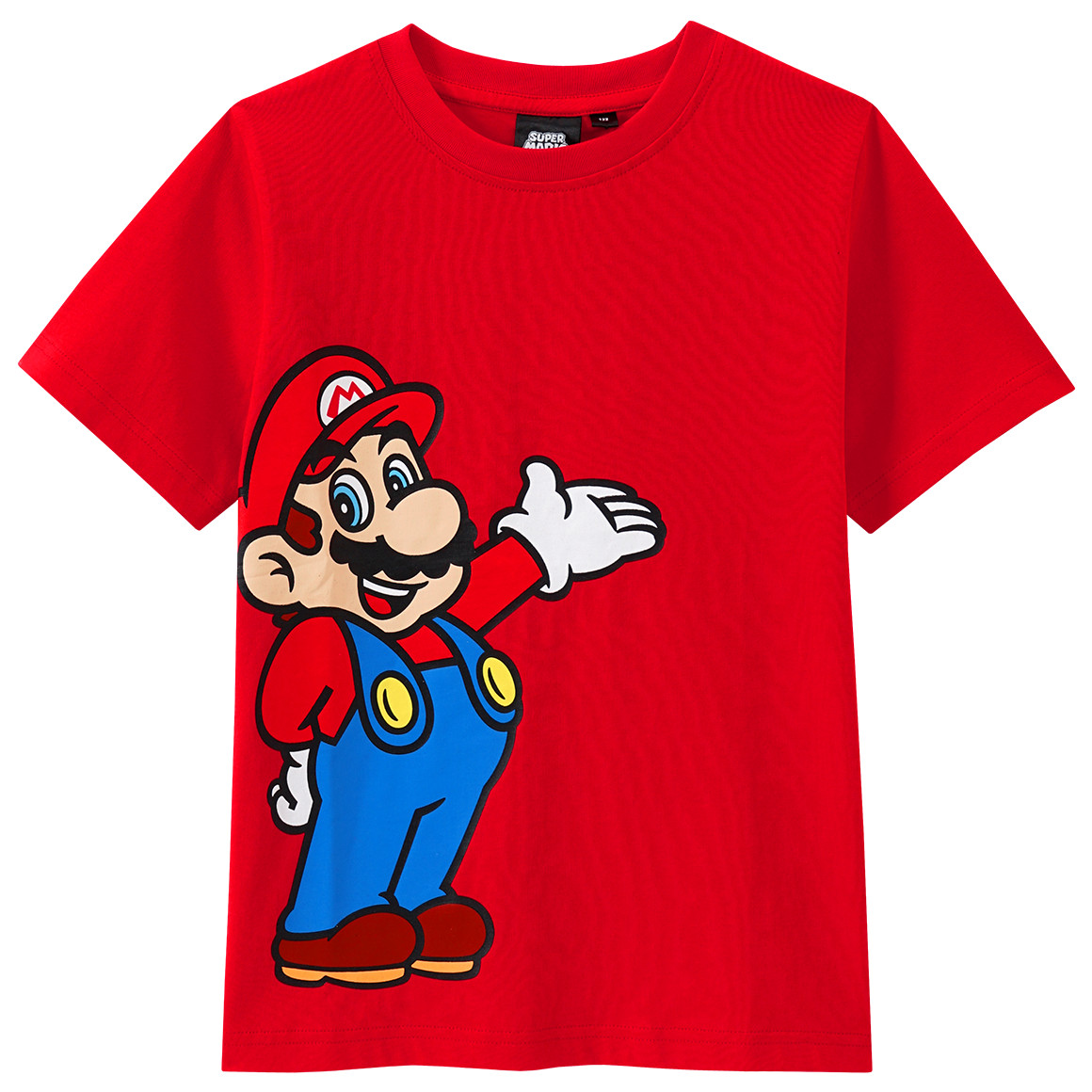 Topolino Super Mario T-Shirt mit Print rot