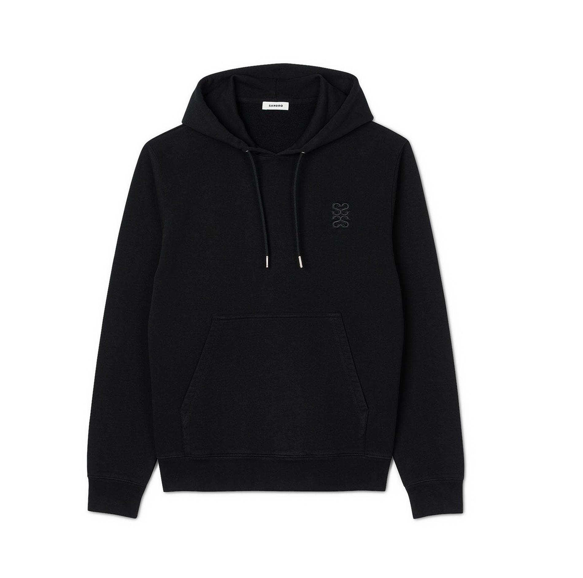 Sweat à capuche en coton | Noir