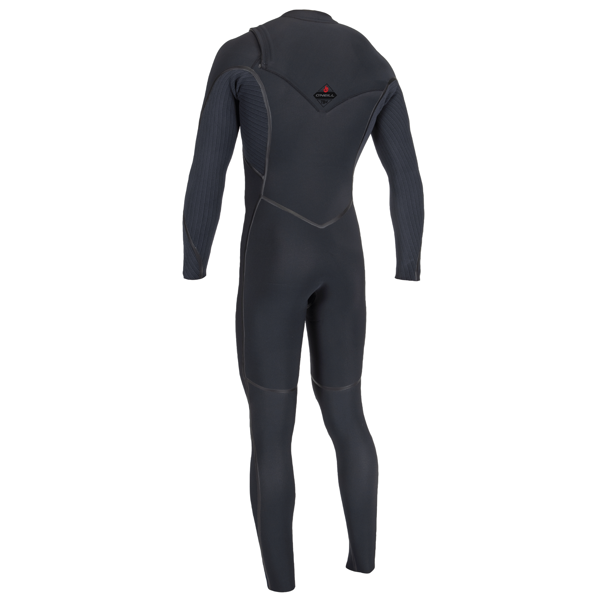 O'Neill Men Hyperfreak Fire 4/3  Front Zip Black / Red