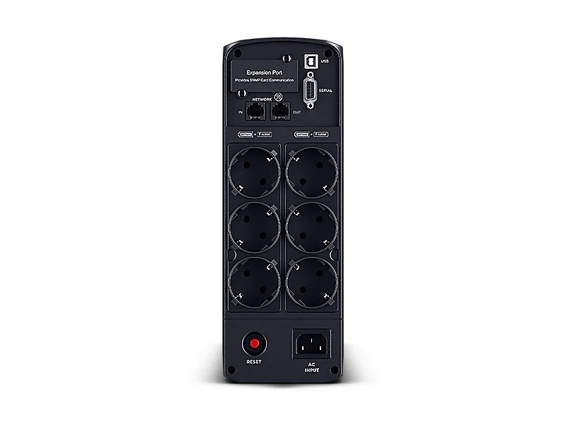 CyberPower - UPS - AC 220/230/240 V - 1000 Watt - 1600 VA - 1 x batteri - Blysyre - USB, RS-232 - output-stikforbindelser: 6
