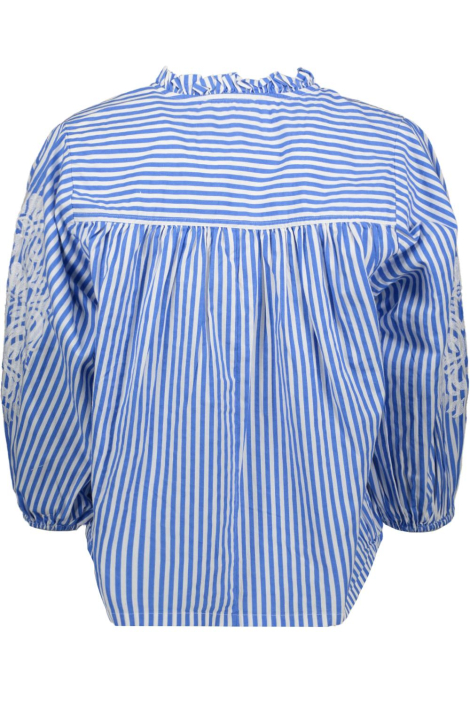 Soultouch blauwe dames blouse