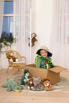 Teddykompaniet Kosedyr Jungle Kidz Løve 20 cm
