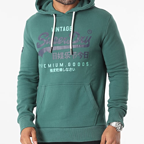 Sweat Capuche Classic Heritage M2013126A Vert