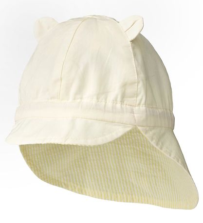 Liewood Sonnenhut - Gorm - Umkehrbar - Stripe Limonade/Creme De