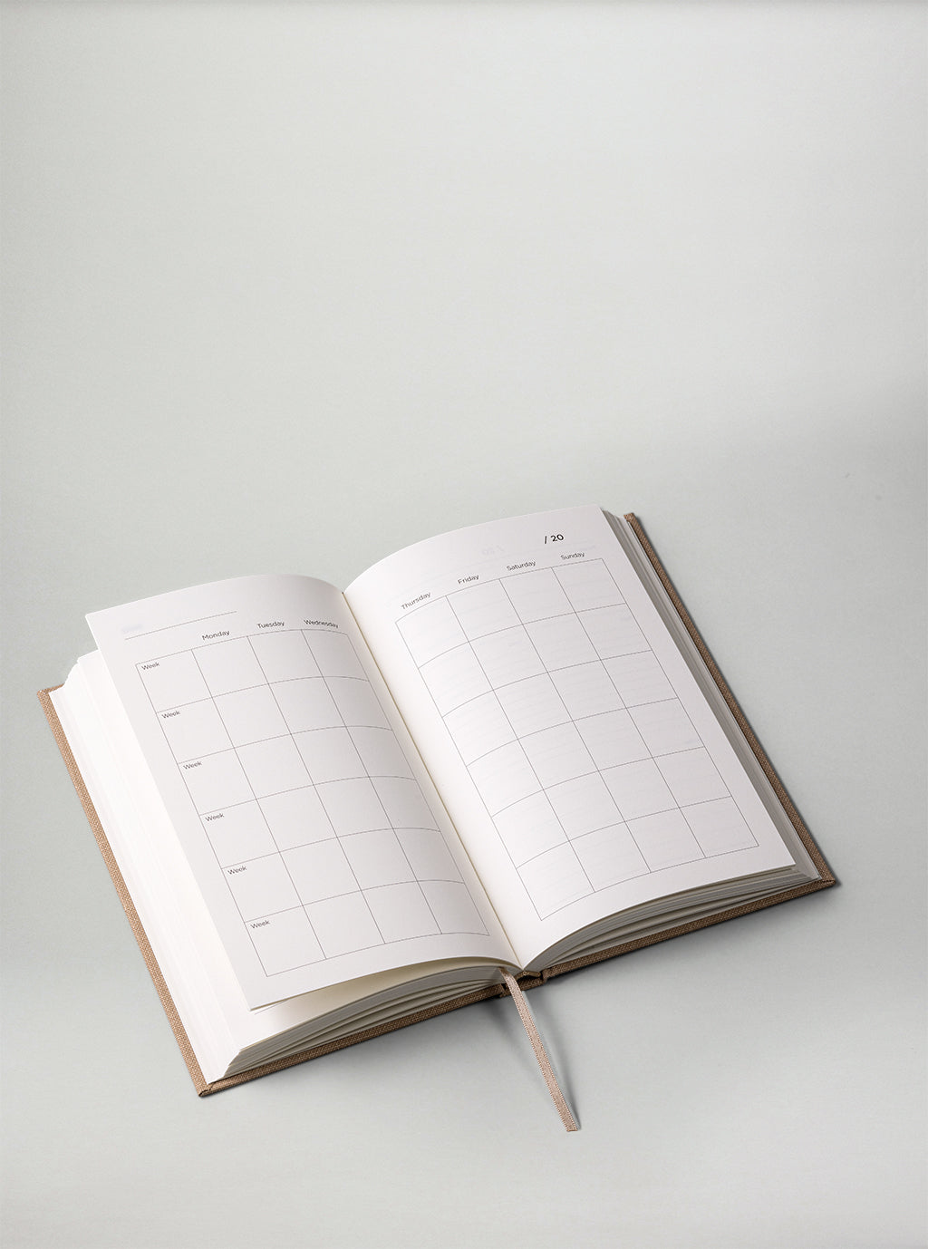 New Mags  Yearly Planner - sand