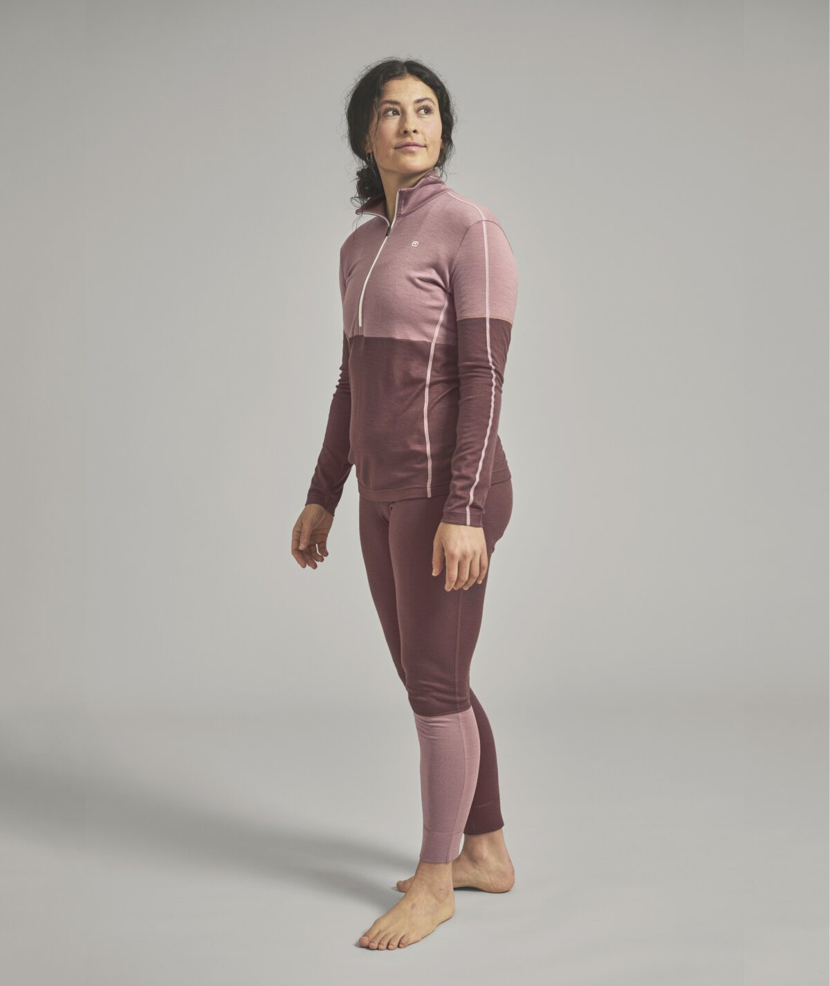 185 Rock'N'Wool Zip Neck W