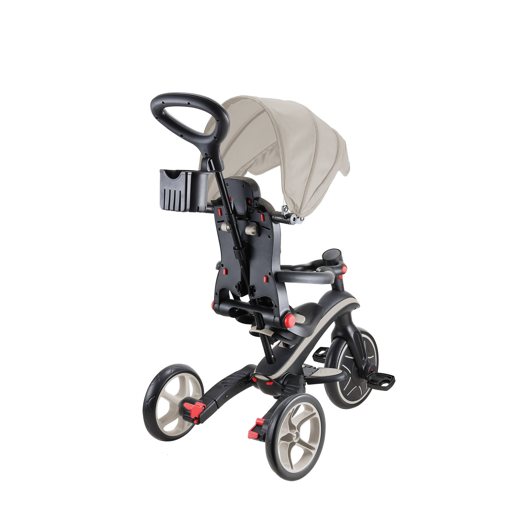 Globber Trike Foldable 4 in 1 Taupe