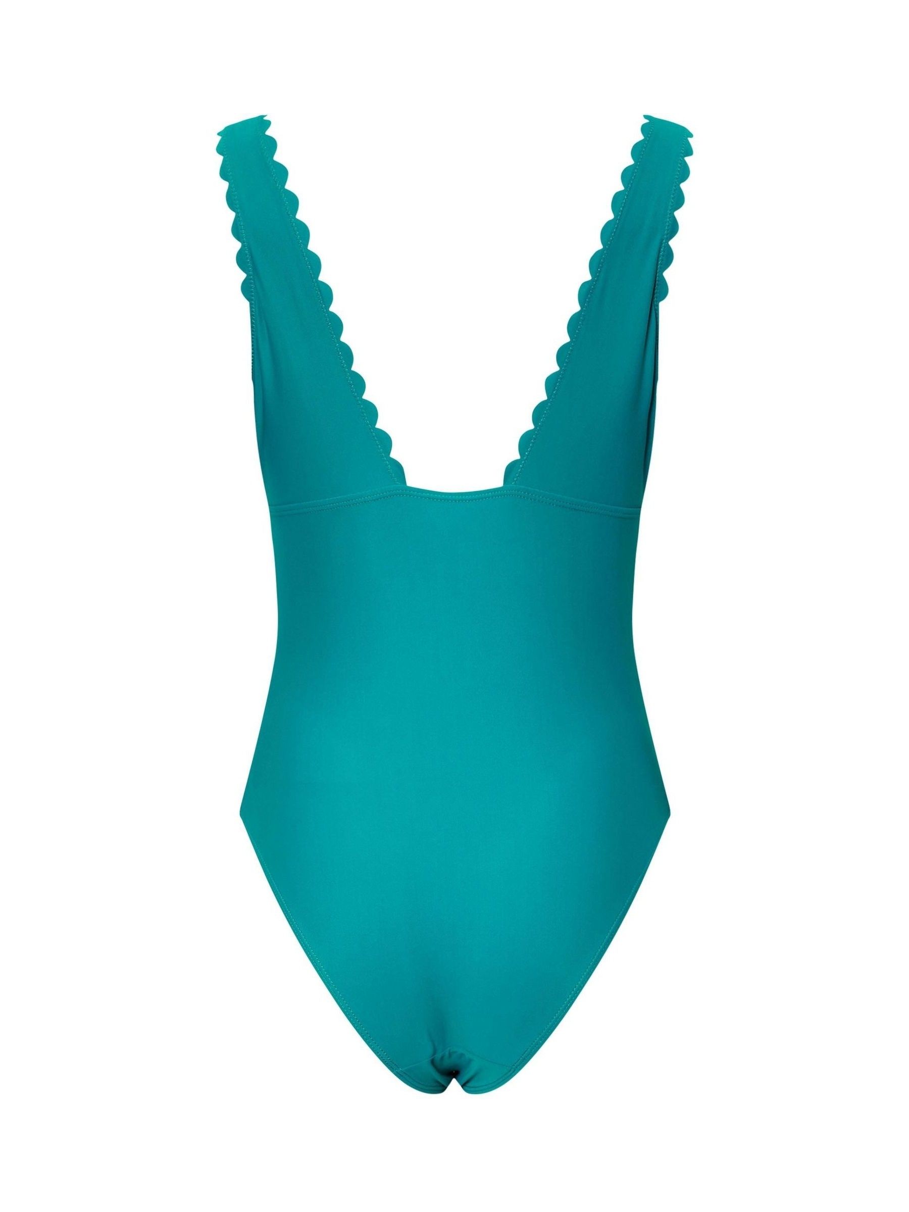 Long Tall Sally Scallop Detail Swimsuit